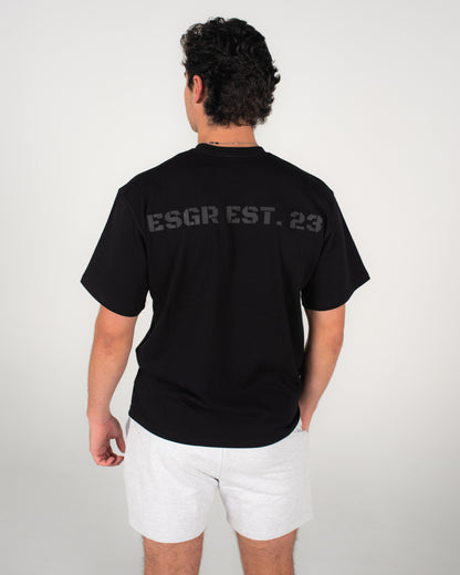 MENS PUMP TEE - JET BLACK