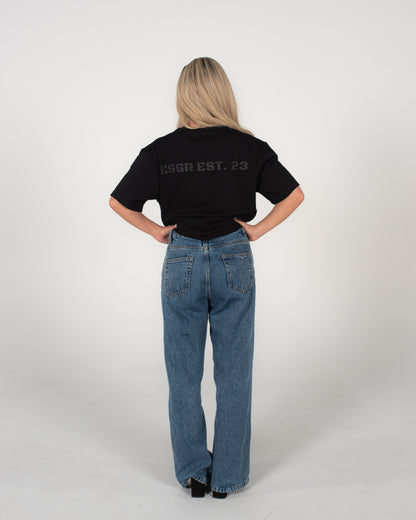 UNISEX PUMP TEE - JET BLACK