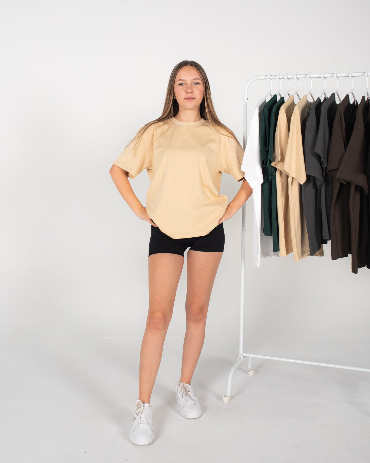 UNISEX PUMP TEE CARAMEL