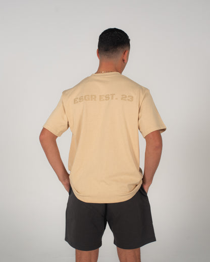 UNISEX PUMP TEE CARAMEL