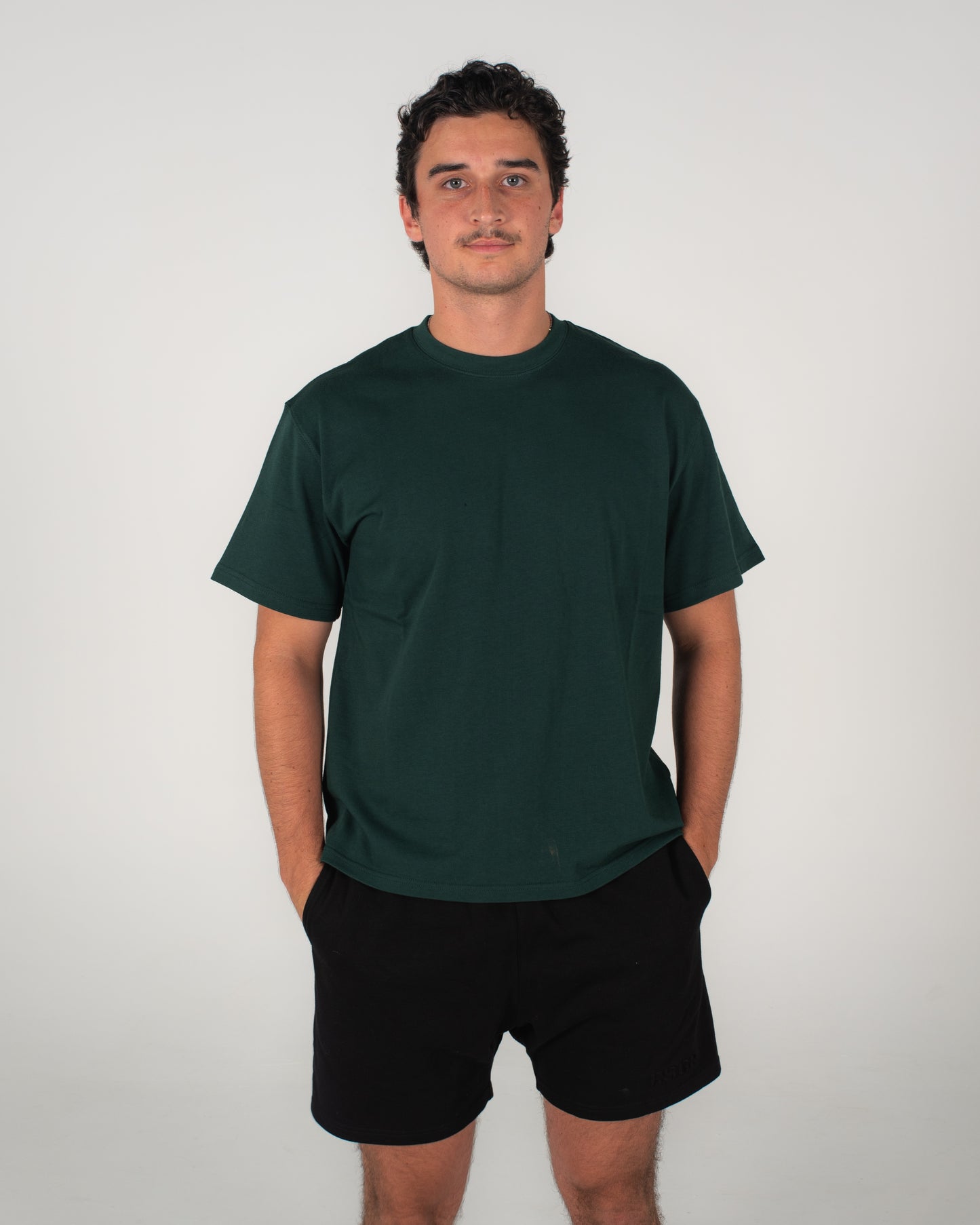UNISEX PUMP TEE - ARMY GREEN