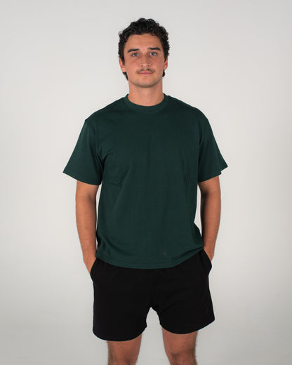 UNISEX PUMP TEE - ARMY GREEN