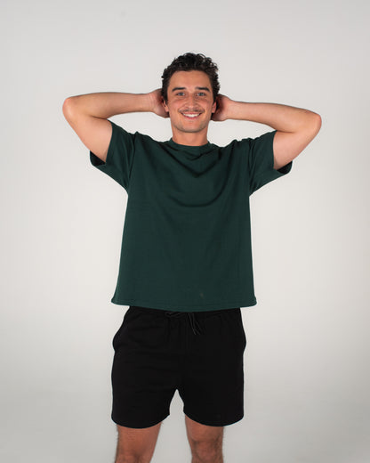 UNISEX PUMP TEE - ARMY GREEN