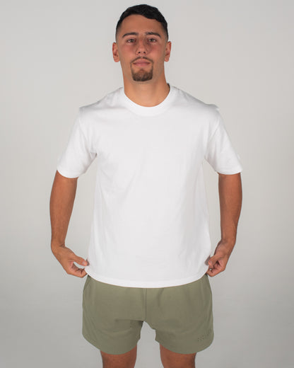 MENS PUMP TEE - WHITE