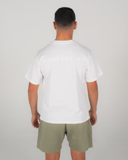 MENS PUMP TEE - WHITE