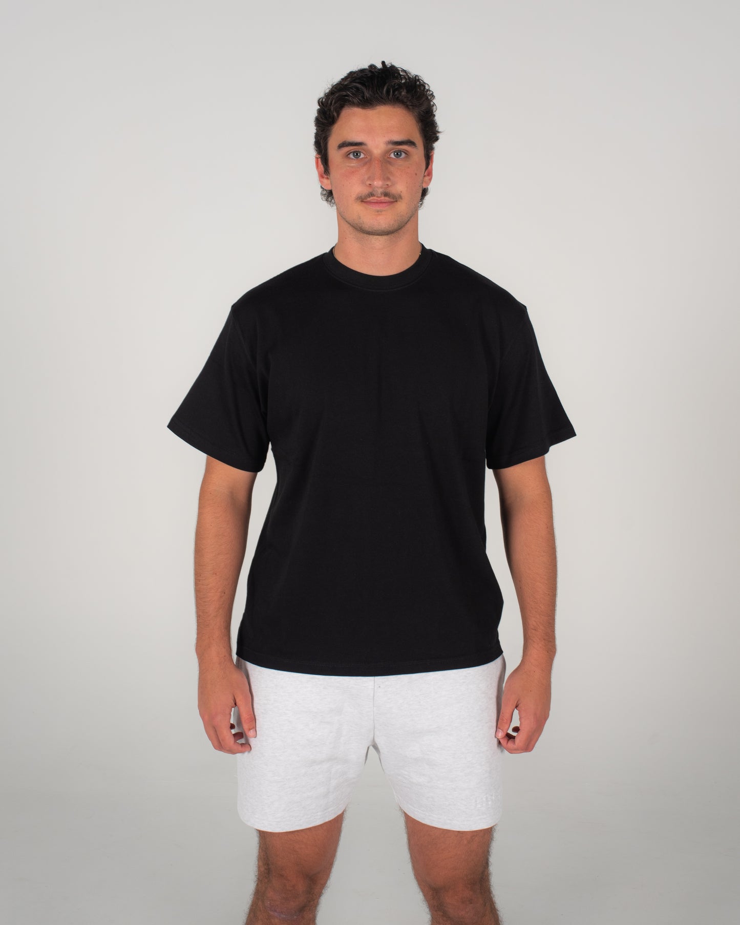 MENS PUMP TEE - JET BLACK
