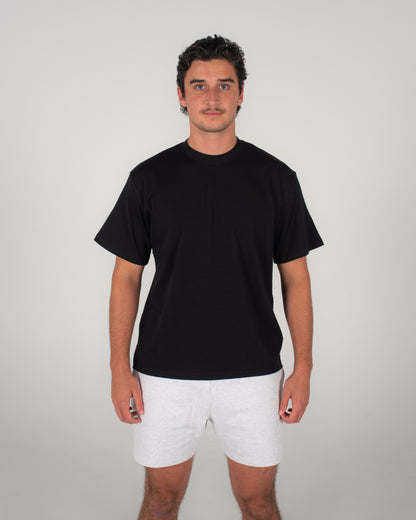 MENS PUMP TEE - JET BLACK