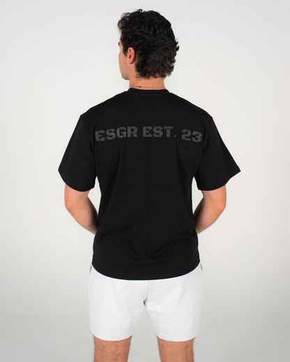 MENS PUMP TEE - JET BLACK