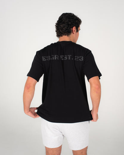 UNISEX PUMP TEE - JET BLACK